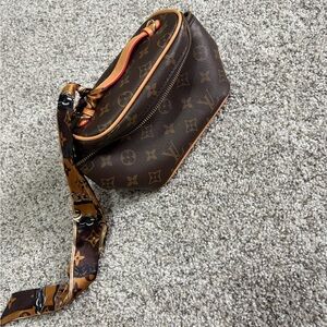 Luxury Brown Makeup Bag